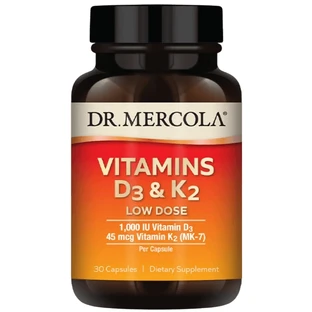 Swanson Vitamins D3 & K2, вітамін D 2000 МО + вітамін K 75 мкг, 60 вегетаріанських капсул
