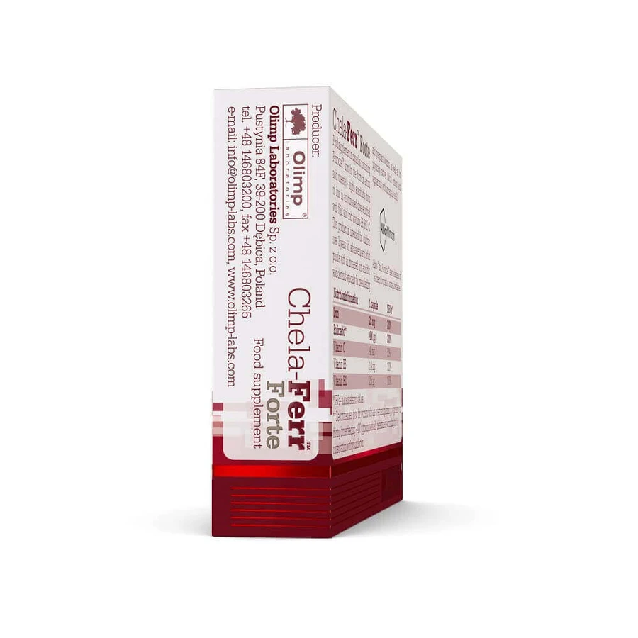 Olimp Chela-Ferr Forte, Хелат железа, 30 капсул: цены и характеристики