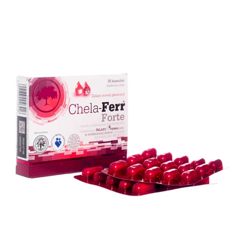 Olimp Chela-Ferr Forte, Хелат железа, 30 капсул: цены и характеристики