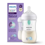 Avent Natural Response, пляшечка з чутливою соскою, з клапаном AirFree, звуковим сигналом, інтенсивність потоку 3, SCY673/81, після 1 місяця, 260 мл: ціни та характеристики