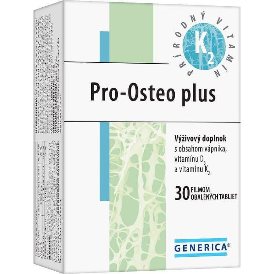 Про-Остео плюс Generica Pro-Osteo plus, 30 таблеток: ціни та характеристики