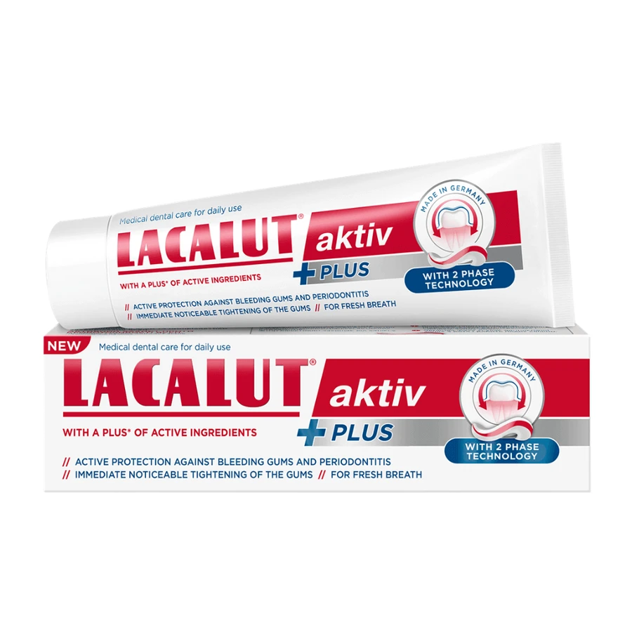 Lacalut Aktiv Plus зубна паста, 75 мл: ціни та характеристики