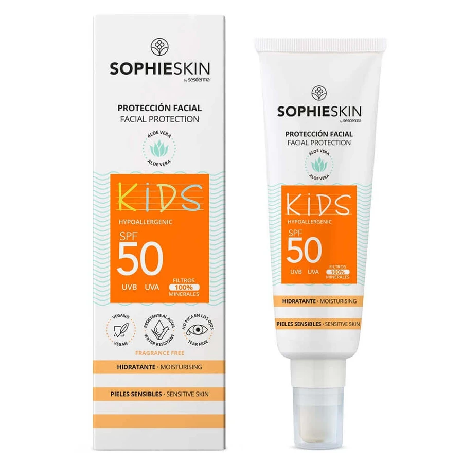 Сонцезахисний крем для дитячого обличчя SPF 50, 50 мл, Sophieskin: ціни та характеристики