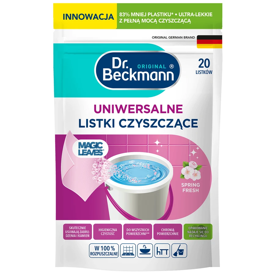 Dr. Beckmann, чистящие подушечки, универсальные, Весенняя свежесть, 20 шт.: цены и характеристики