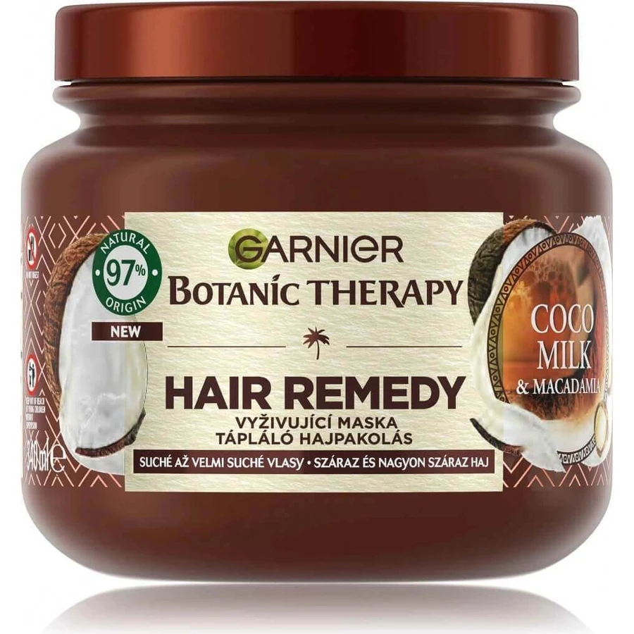 Garnier Botanic Therapy Hair Remedy Coco Milk Macadamia 1×340 мл, живильна маска для сухого волосся 340 мл: ціни та характеристики