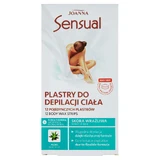 Joanna Sensual Шматочки алое вера для депіляції тіла 12 шт + тюбик олії для зменшення подразнення шкіри 10 мл