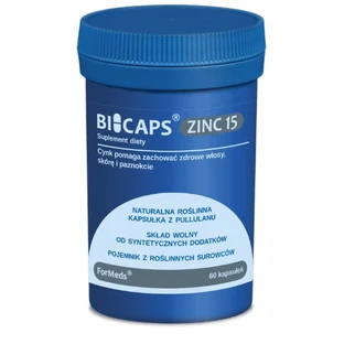 Bicaps Zinc 15 - Zinc - 60 капсул Форми