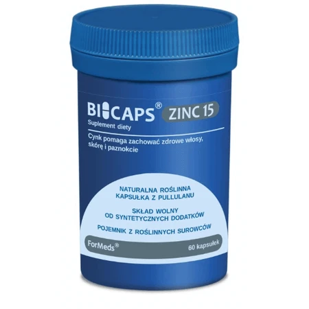 Bicaps Zinc 15 - Zinc - 60 капсул Форми: ціни та характеристики
