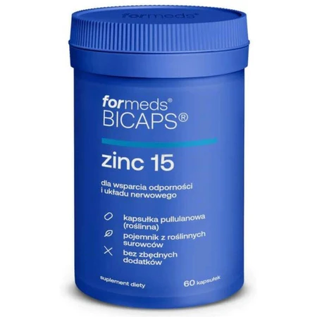 Bicaps Zinc 15 - Zinc - 60 капсул Форми: ціни та характеристики