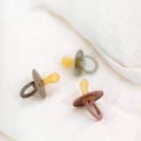 BIBS Цветные анатомические пустышки из натурального каучука vekos 2 Ivory / Blush 2 шт.