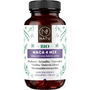 Natu Organic Maca 4 Mix 120 капсул
