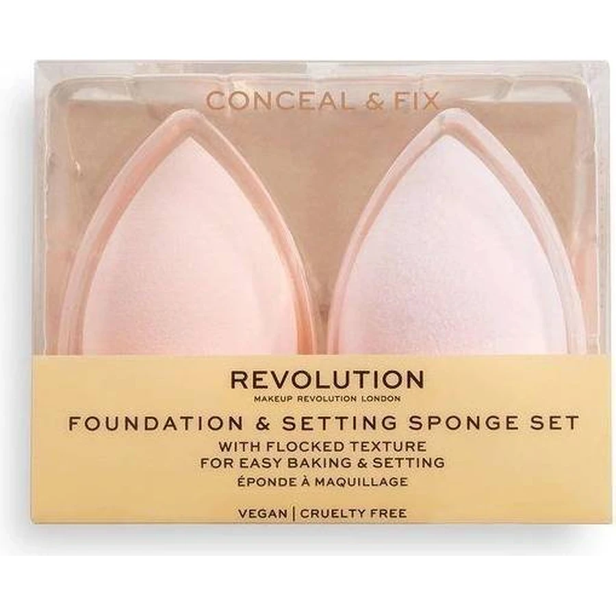 Revolution Conceal & Fix Setting Set 1×1 спонж для макияжа: цены и характеристики