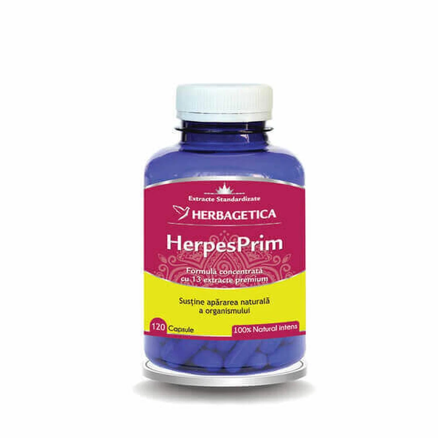 ГерпесПрим, 120 капсул, Herbagetica: цены и характеристики
