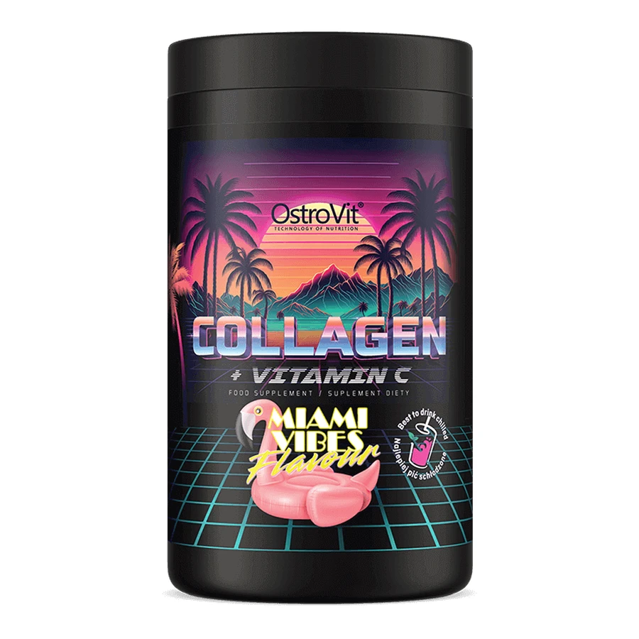 Колаген + вітамін С Miami Vibes, 400 г, OstroVit: ціни та характеристики