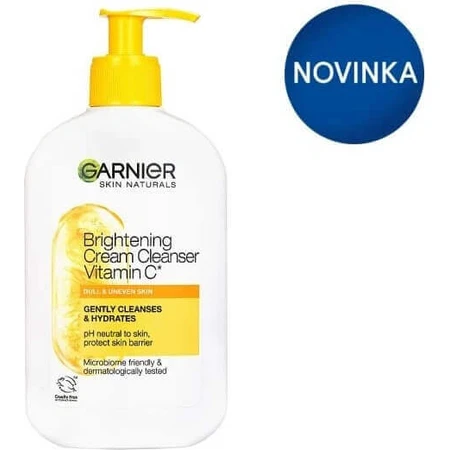 Garnier Skin Naturals Освітлюючий очищуючий крем з вітаміном С 1×250 мл, очищуючий крем: ціни та характеристики