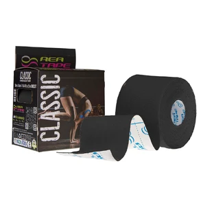 Rea Tape Classic, кинезиологическая пломба, черная, 5 см x 5 м