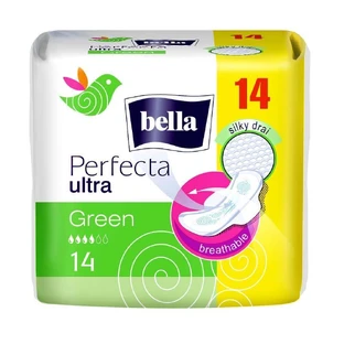Гігієнічні прокладки Bella Perfecta Ultra Green, 4 краплі, 14 шт.