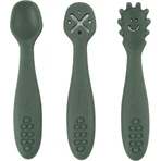 Petite&Mars Набір силіконових тренувальних ложок Take&Match Misty Green 6м+ 3 шт: ціни та характеристики