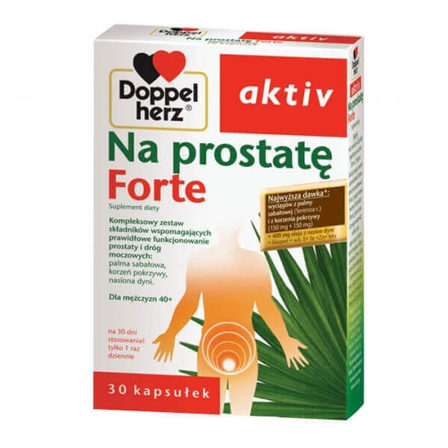 Doppelherz aktiv Na prostat Forte, 30 капсул ДЕФЕКТИРОВАННАЯ УПАКОВКА: цены и характеристики