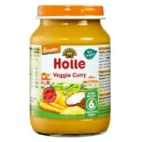 Безглютенове овочеве пюре з каррі, +6 місяців, 190г, Holle Baby Food