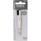 Пінцет Parsa Beauty з щіточкою для брів, 1 шт.
