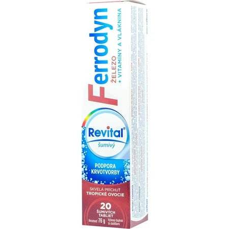REVITAL FERRODYN 1×20 табл, элезо + антиоксиданты: цены и характеристики