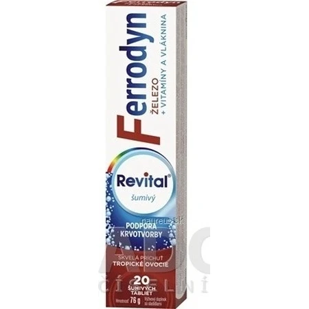 REVITAL FERRODYN 1×20 табл, элезо + антиоксиданты: цены и характеристики
