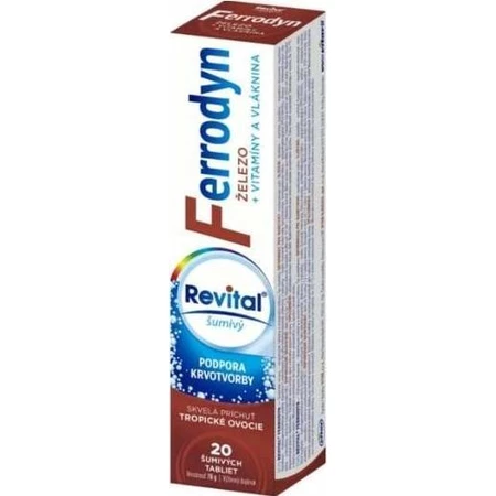 REVITAL FERRODYN 1×20 табл, элезо + антиоксиданты: цены и характеристики