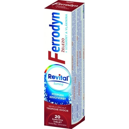 REVITAL FERRODYN 1×20 табл, элезо + антиоксиданты: цены и характеристики