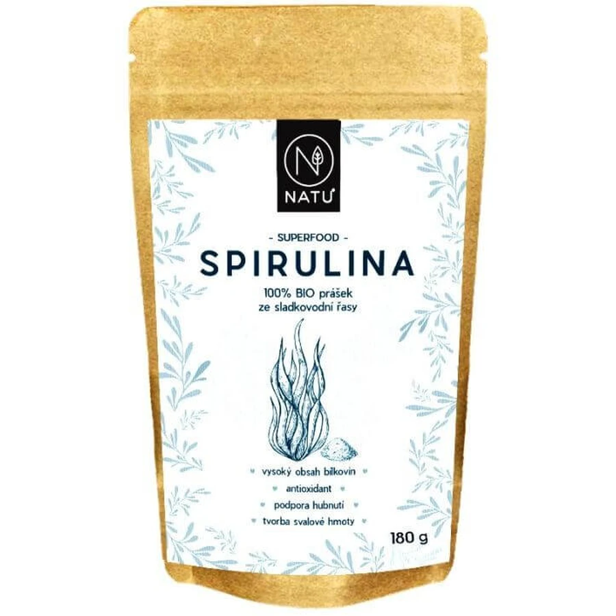 Natu Spirulina BIO порошок 180 г: ціни та характеристики