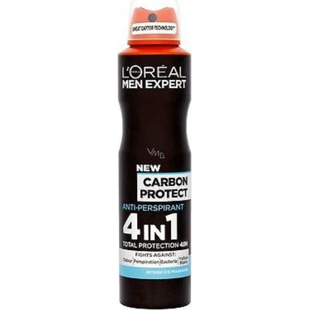L'Oréal Paris Men Expert Carbon Protect AP 1×150 мл, антиперспирант-спрей: цены и характеристики