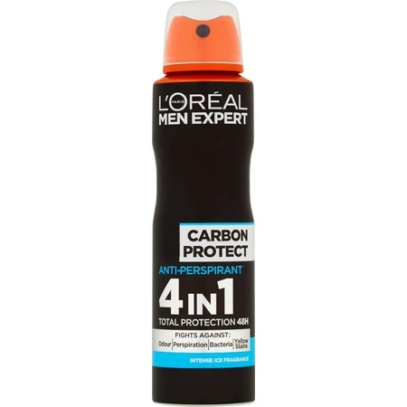 L'Oréal Paris Men Expert Carbon Protect AP 1×150 мл, антиперспирант-спрей: цены и характеристики