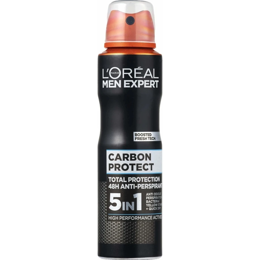 L'Oréal Paris Men Expert Carbon Protect AP 1×150 мл, антиперспирант-спрей: цены и характеристики