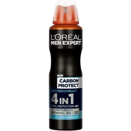 L'Oréal Paris Men Expert Carbon Protect AP 1×150 мл, антиперспирант-спрей: цены и характеристики
