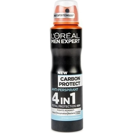 L'Oréal Paris Men Expert Carbon Protect AP 1×150 мл, антиперспирант-спрей: цены и характеристики