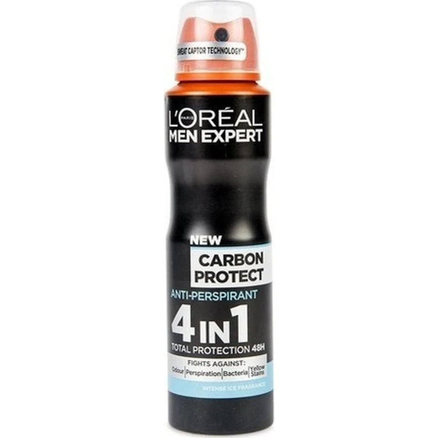 L'Oréal Paris Men Expert Carbon Protect AP 1×150 мл, антиперспирант-спрей: цены и характеристики