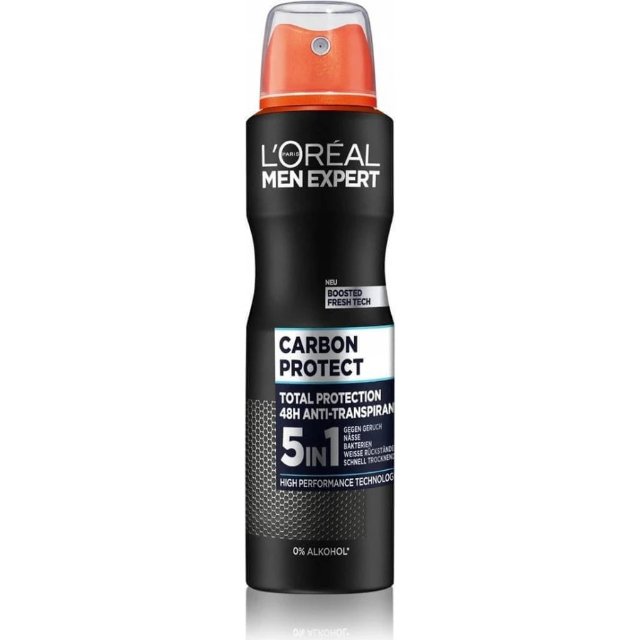 L'Oréal Paris Men Expert Carbon Protect AP 1×150 мл, антиперспирант-спрей: цены и характеристики