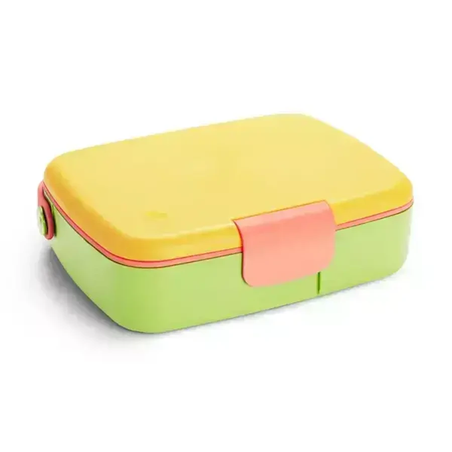 Bento Ланч-бокс з посудом з нержавіючої сталі Bento Lunch, +18 місяців, жовтий, Munchkin: ціни та характеристики
