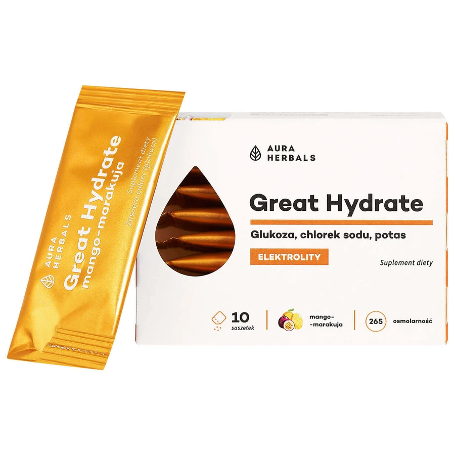Aura Herbals Great Hydrate, манго-маракуйя, 10 пакетиков: цены и характеристики