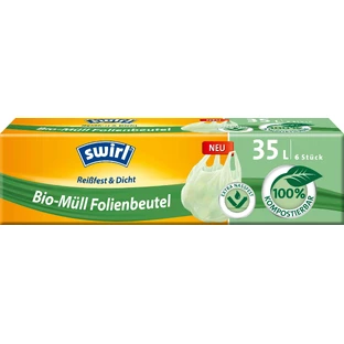 Компостируемые пакеты Swirl BIO с уами 6 x 35 л