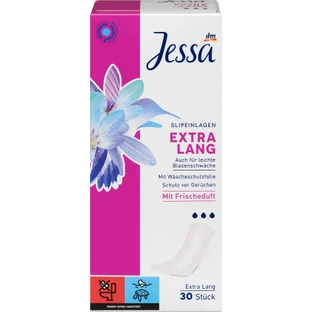 Щоденні поглинаючі прокладки Jessa Extra Long, 30 шт.