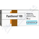 GENERICA Пантенол 100 1×30 таблеток, дієтична добавка