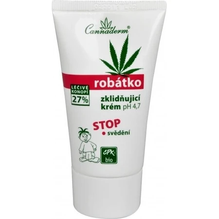 Заспокійливий крем Cannaderm ROBATO 1×50 г, заспокійливий крем: ціни та характеристики