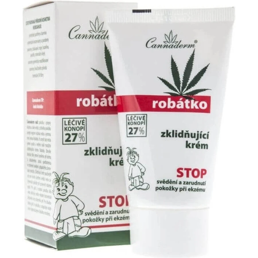 Заспокійливий крем Cannaderm ROBATO 1×50 г, заспокійливий крем: ціни та характеристики