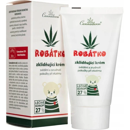 Заспокійливий крем Cannaderm ROBATO 1×50 г, заспокійливий крем: ціни та характеристики