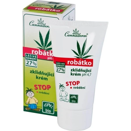 Заспокійливий крем Cannaderm ROBATO 1×50 г, заспокійливий крем: ціни та характеристики