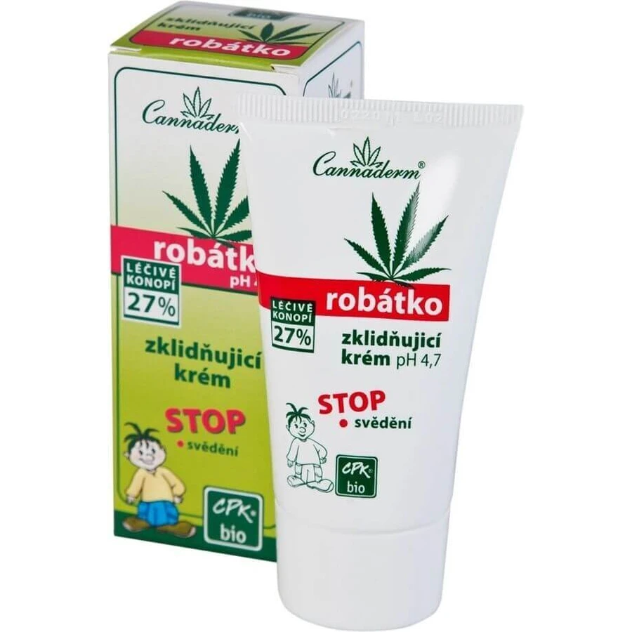 Заспокійливий крем Cannaderm ROBATO 1×50 г, заспокійливий крем: ціни та характеристики
