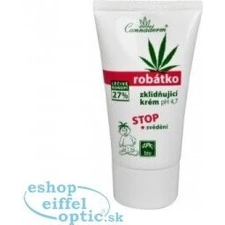 Заспокійливий крем Cannaderm ROBATO 1×50 г, заспокійливий крем: ціни та характеристики