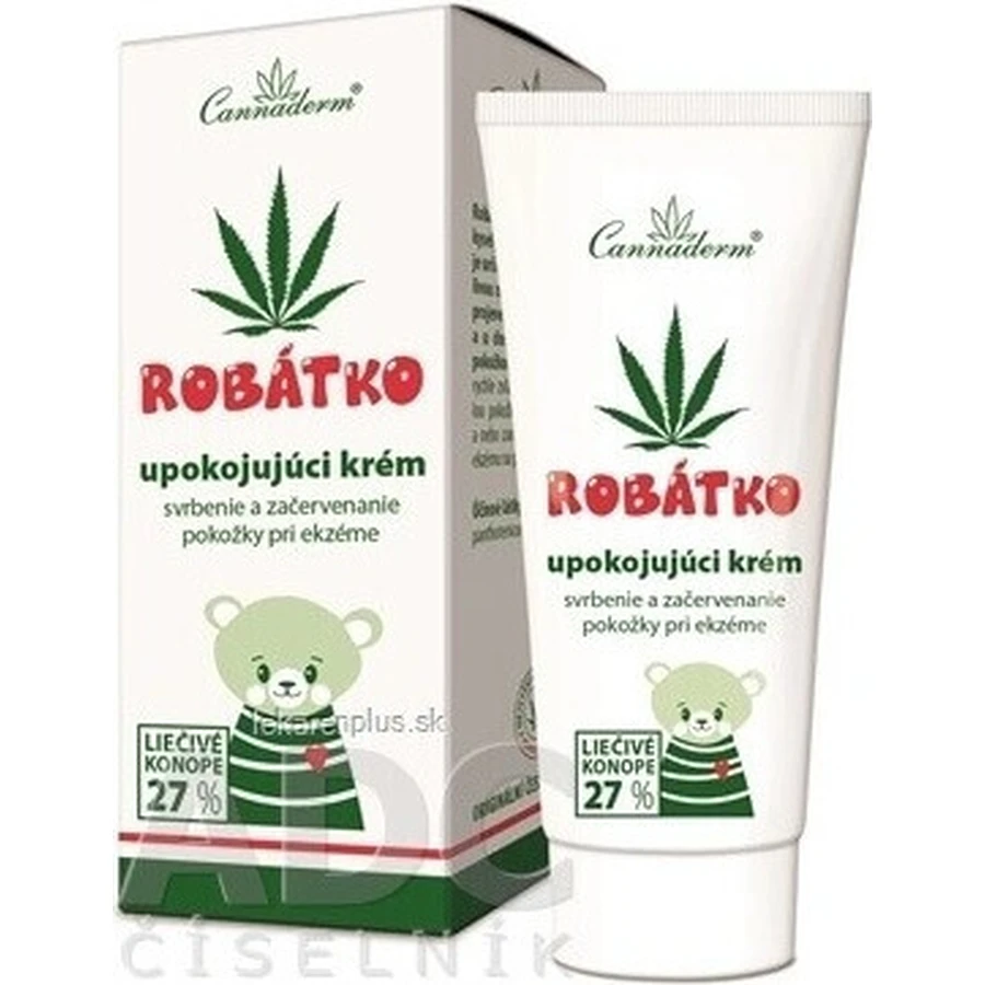 Заспокійливий крем Cannaderm ROBATO 1×50 г, заспокійливий крем: ціни та характеристики