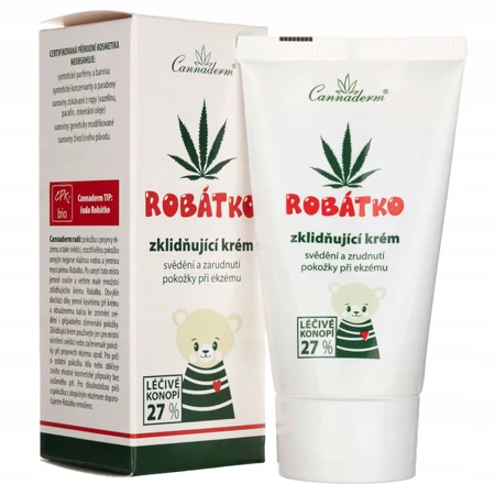 Заспокійливий крем Cannaderm ROBATO 1×50 г, заспокійливий крем: ціни та характеристики